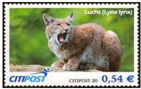 Stamp, Luchs, Germany, Modern Private Post Offices,  , Animals (Fauna)