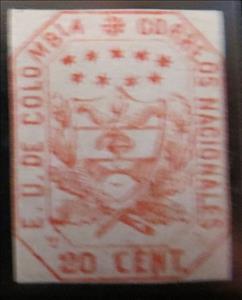 Stamp, Coat of Arms, Colombia,  , Coats of Arms