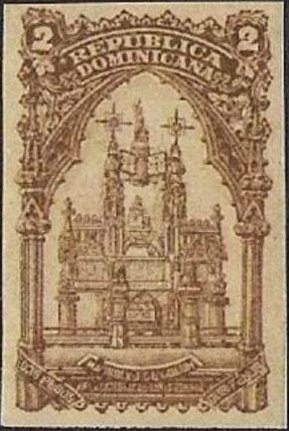 Stamp, Santo Domingo cathedral, Dominican Republic,  , Churches - Cathedrals - Basilicas - Chapels