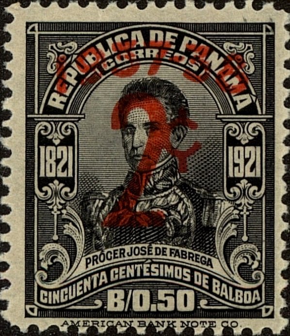 Jose de Fabrega (overprint)