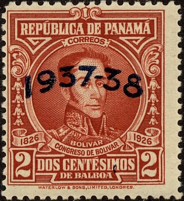Simón Bolívar (1783-1830) (overprint)