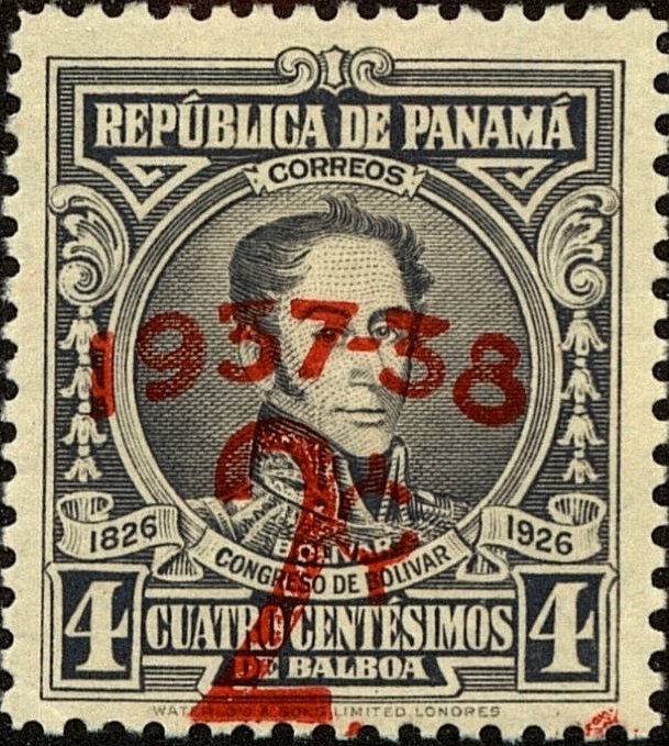 Simón Bolívar (1783-1830) (overprint)
