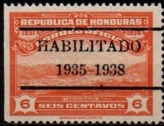 Stamp, View of Tegucigalpa Overprinted, Honduras,  , Landscapes, Townscapes / City Views