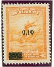 Colonel Francois Capois surcharged 10c on 35c