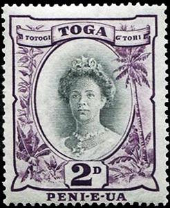 Stamp, Queen Salote, Tonga,  