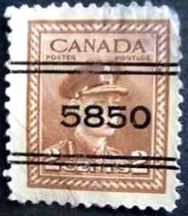 Stamp, King George VI, Canada,  , Famous People, Kings, Royalty