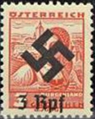 Stamp, Costumes overprinted, Austria,  