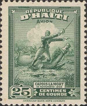 Stamp, Colonel Francois Capois (1766-1806), Haiti,  , Battle, Uniforms