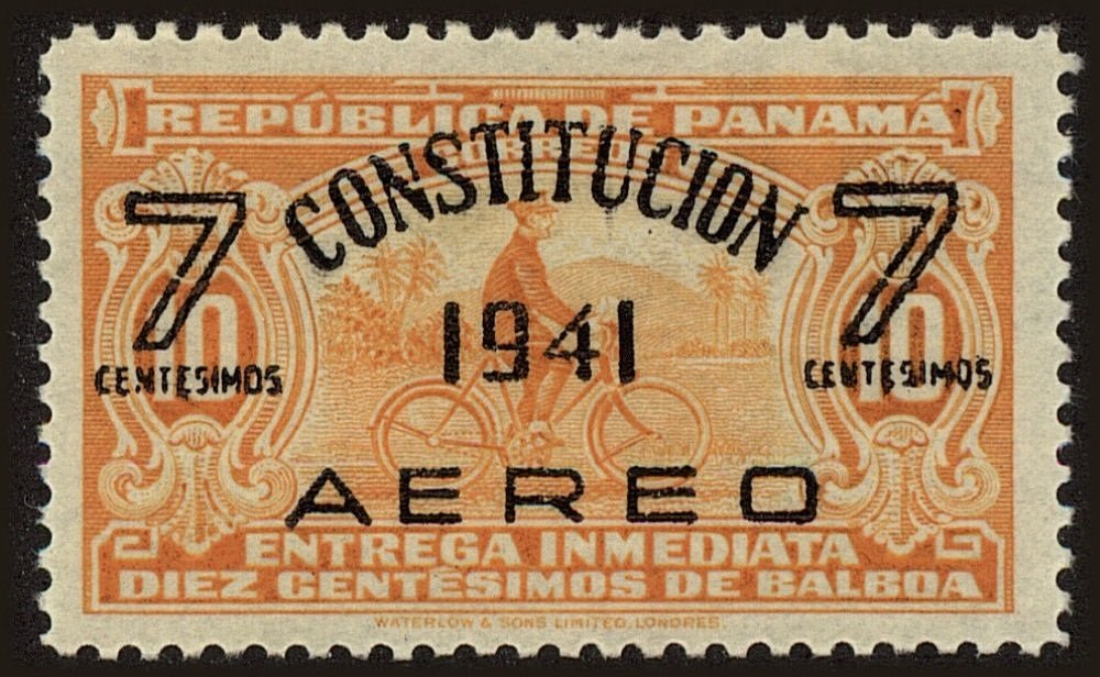 The bicyclist  (overprint)