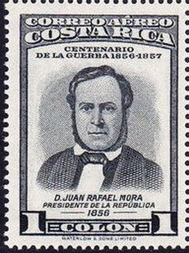 Pres. Juan Rafael Mora.