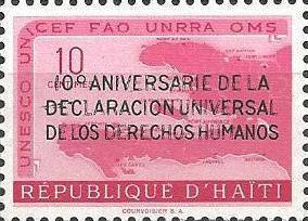 10th anniv. of The Declaration Of Human Rights