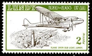 Stamp, Aviation with date, Cinderellas,  