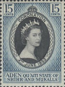 Stamp, Coronation Issue, Aden - Protectorates,  