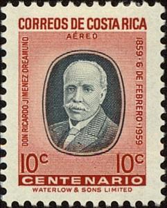 Stamp, Don Ricardo Jimenez Dreamund, Costa Rica,  , People