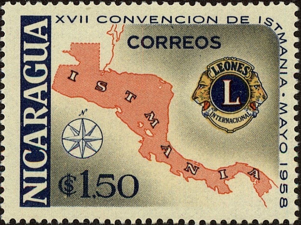 Map of Central America
