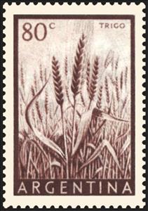 Stamp, Wheat, Argentina,  , Agriculture, Plants (Flora)