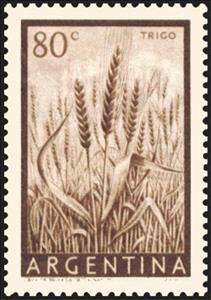 Stamp, Wheat, Argentina,  , Agriculture, Plants (Flora)