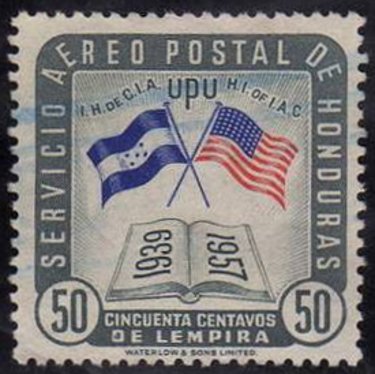 Flags of Honduras and the United States