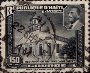 Stamp, Restauration Ancienne Cathedrale, Haiti,  , Architecture, Buildings