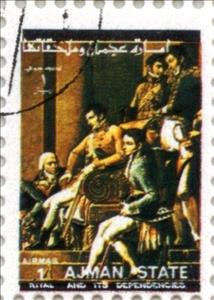 Stamp, Napoleon, Ajman,  , People