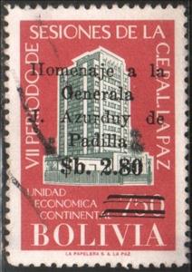 Stamp, General Juana Azurduy de Padilla, Bolivia,  