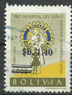 Stamps of 1960 Rotary overprint