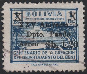 Stamp, Pando Department, Bolivia,  