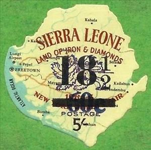Stamp, Mi:SL 313 surcharged, Sierra Leone,  