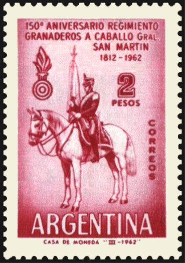 150 yaers creation the Mounted Grenadiers Regiment