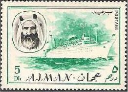 Sheikh Rashid and ship