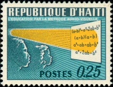 Stamp, Audio-Visual Teaching of Algebra, Haiti,  