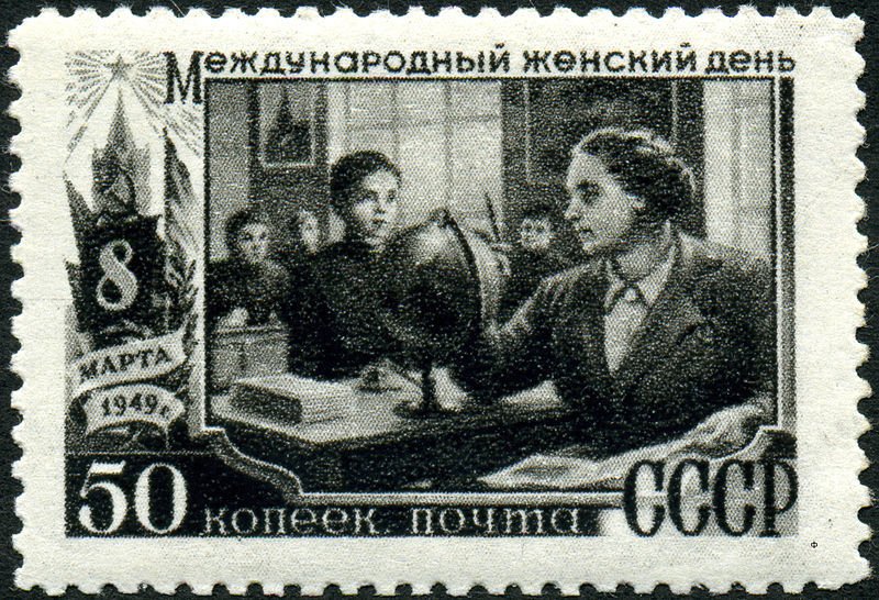 Soviet schoolmistress