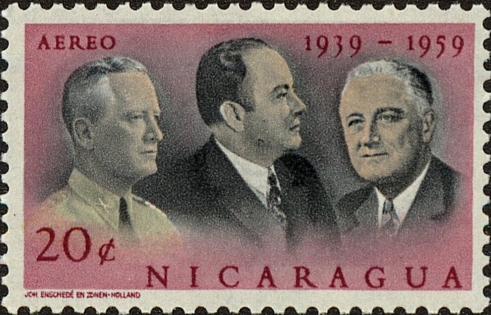 Charles L. Mullins, Anastasio Somoza, Franklin D. Roosevelt