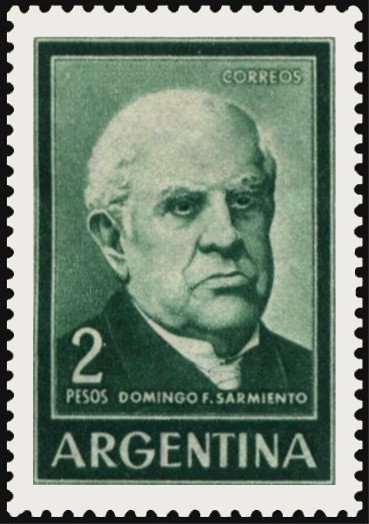 Domingo Faustino Sarmiento - Photogravure