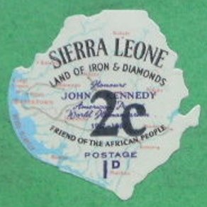Stamp, Mi:SL 265 surcharged, Sierra Leone,  
