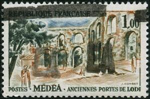 Stamp, Medea, Algeria,  