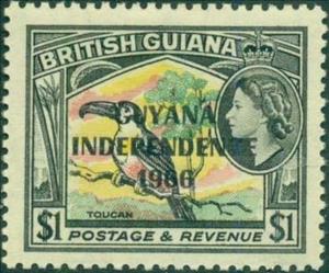 Stamp, Independency, Guyana,  