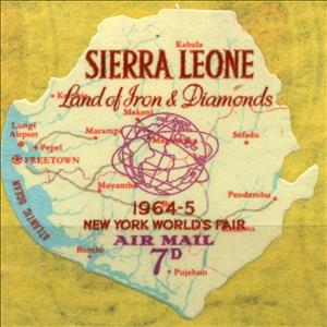 Stamp, Airmail - World's Fair, New York - Self-Adhesive, Sierra Leone,  , Maps