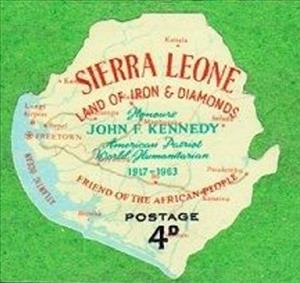 Stamp, John F. Kennedy (1917-1963), Sierra Leone,  
