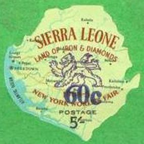 Stamp, Mi:SL 257 surcharged, Sierra Leone,  
