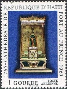 Stamp, Metropolitan cathedral of Port-au-Prince, Haiti,  , Religion