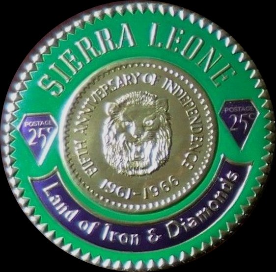 Gold coin "Lion head"