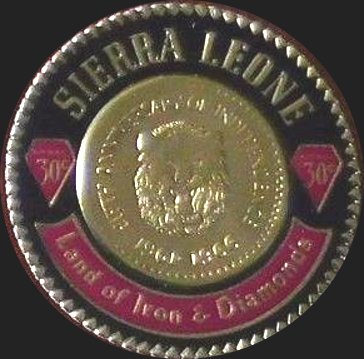 Gold coin "Lion head"