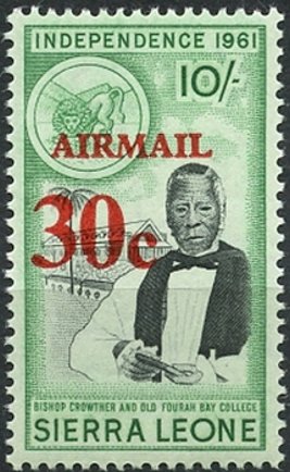 Stamp, Mi:SL 200 surcharged, Sierra Leone,  