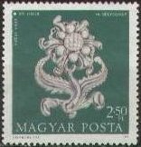 Stamp, Silver buckle, 15th Cty., Hungary,  , Stamp Day