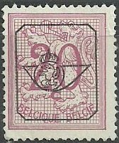 Precanceled Number on Heraldic Lion