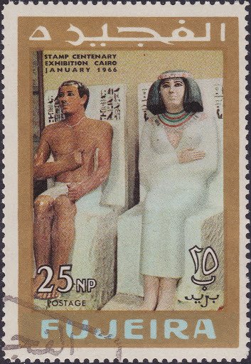 Statues of Prince Rahotep and Princess Nofret