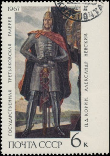 Aleksandr Nevsky 1942-1943, P. D. Korin (1892-1967)