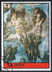 Stamp, Souls, Ajman,  , Paintings
