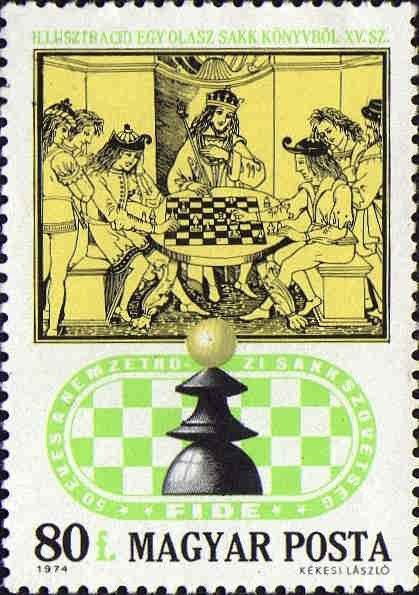 Royal Chess Party, 15th Century, Italian Chess Book